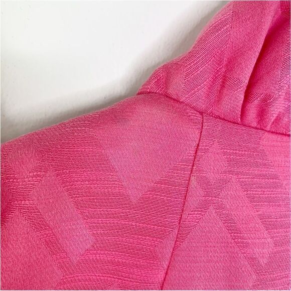 Milly New York Danielle Pink Ruffle Front‎ Belted Sheath Sz 0 - Picture 9 of 15